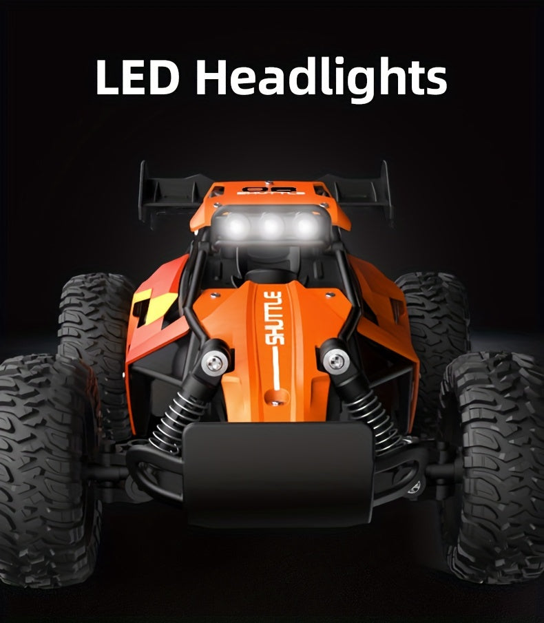 RC Car Truck 1:16 2.4Ghz All Terrain Off-Road Monster High Speed 20KM/h Remote Control Car with LED Headlights Toy Birthday Gift