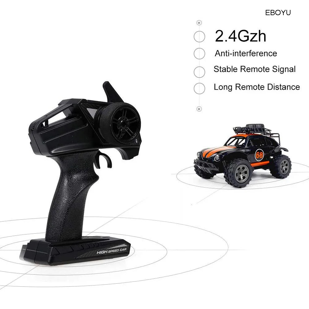 RC Car 1:18 Radio Control cars 4WD Buggy Off-Road Trucks Children 18km/h High Speed  RTR Model Outdoor Toys For Boys kids Gifts
