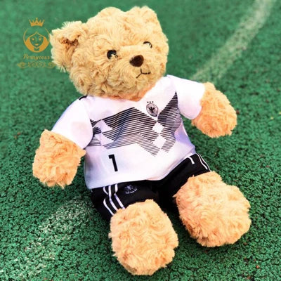 Plush Football Player Toys Plushie Teddy Bear Doll Souvenir For Children