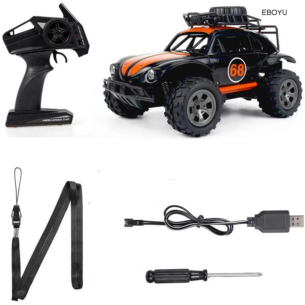 RC Car 1:18 Radio Control cars 4WD Buggy Off-Road Trucks Children 18km/h High Speed  RTR Model Outdoor Toys For Boys kids Gifts
