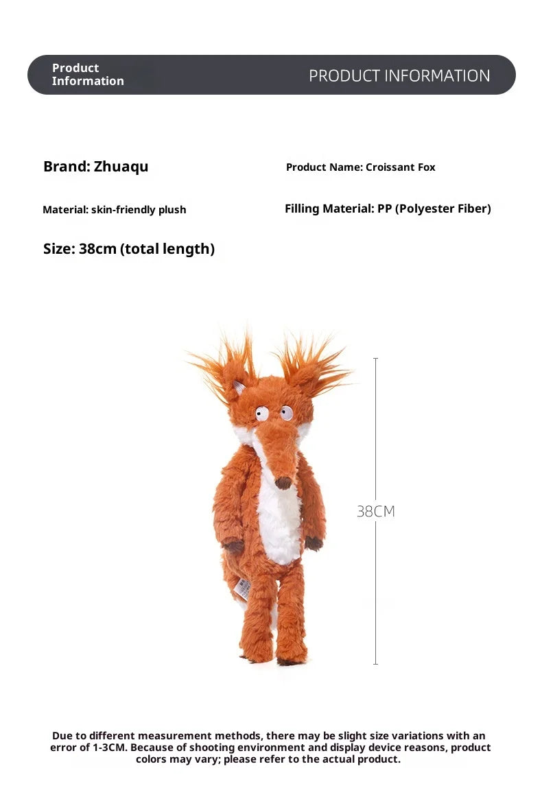 Plush Toy Can Sing Fox Doll Cute Pillow Super Soft Soothing Companion Sleeping Toy Soft Skin Friendly Exquisite Gift Pillow Doll