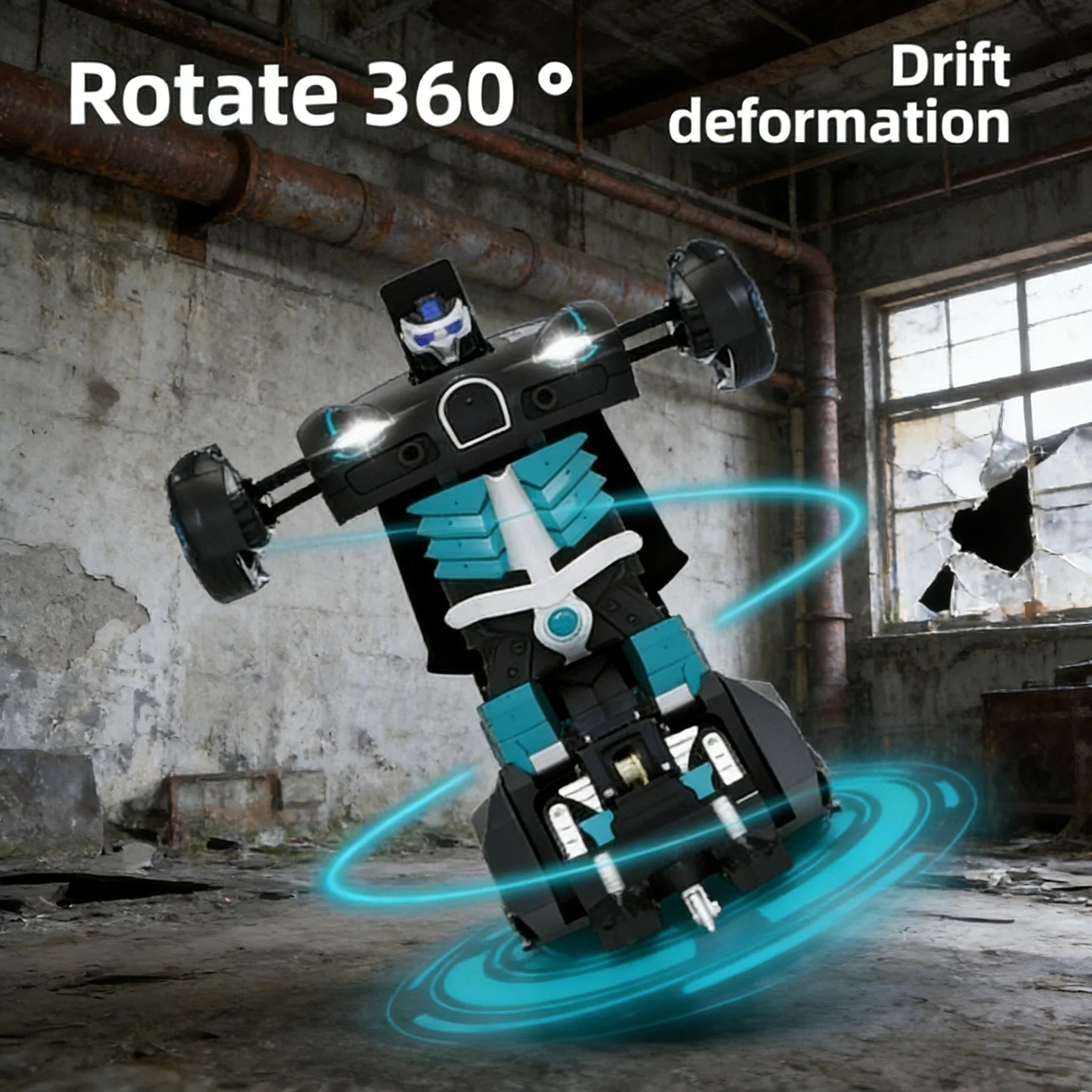 Transform Storm RC Car – Electric Rechargeable Robot | Unisex Toy for Ages 3-6 & 8+