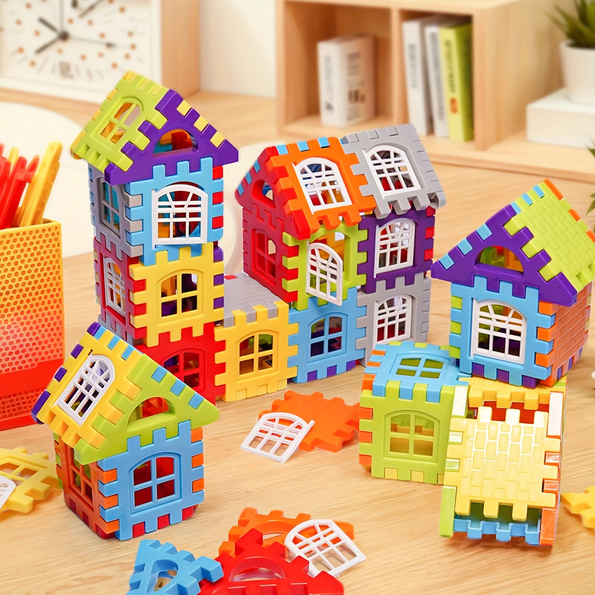 100-Piece Educational Colorful Building Block Set - A Great Gift for Beginners to Foster Creative Games and Skill Development