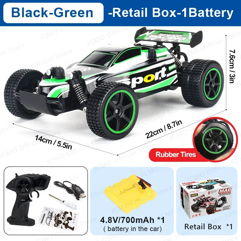 1:20 RC Car 20km/h High Speed Car Radio Controled Machine  Remote Control Car Toys For Children Kids XMAS Gifts RC Drift