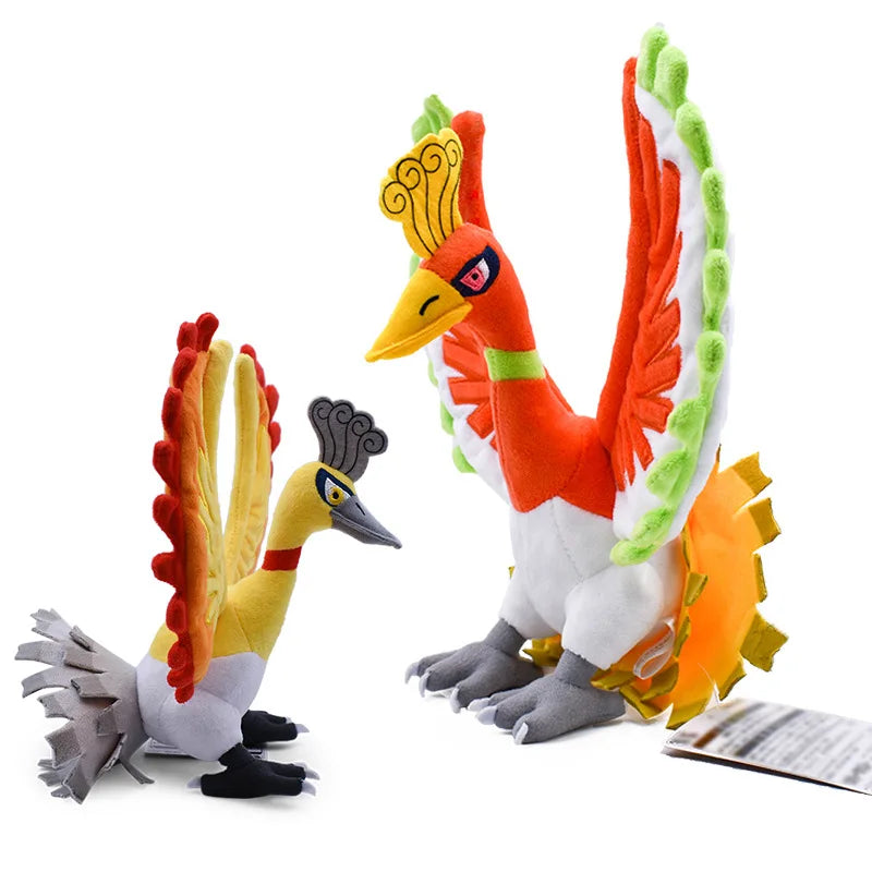 Pokemon Plush Galarian Articuno Galarian Zapdos Pidgeotto Zapdos Volcarona Shiny Ho-Oh Vivillon Moltres Soft Stuffed Toys