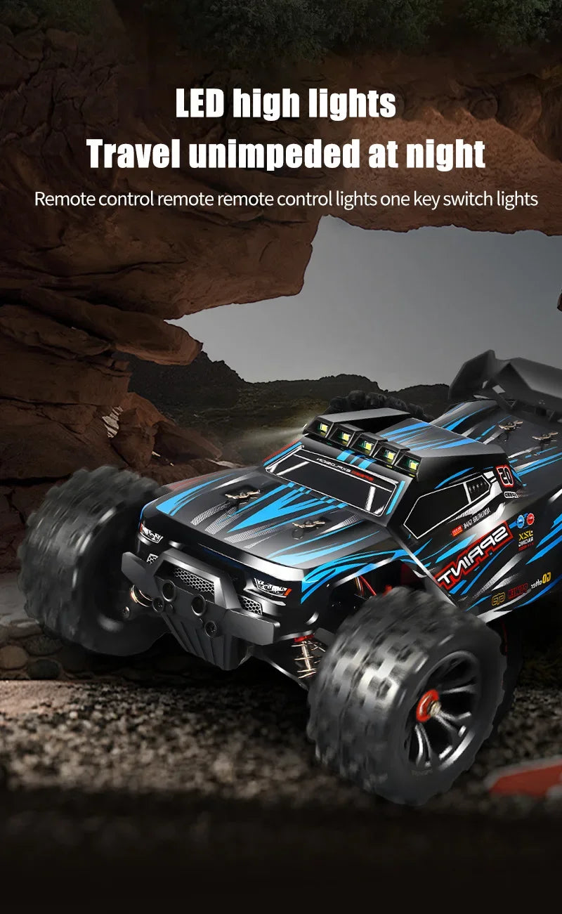 RC Car 1:16 85km/h or 50km/h Four-wheel Drive with LED Remote Control Car High Speed Drifting Monster 4x4 Truck Kids Wltoys Toys