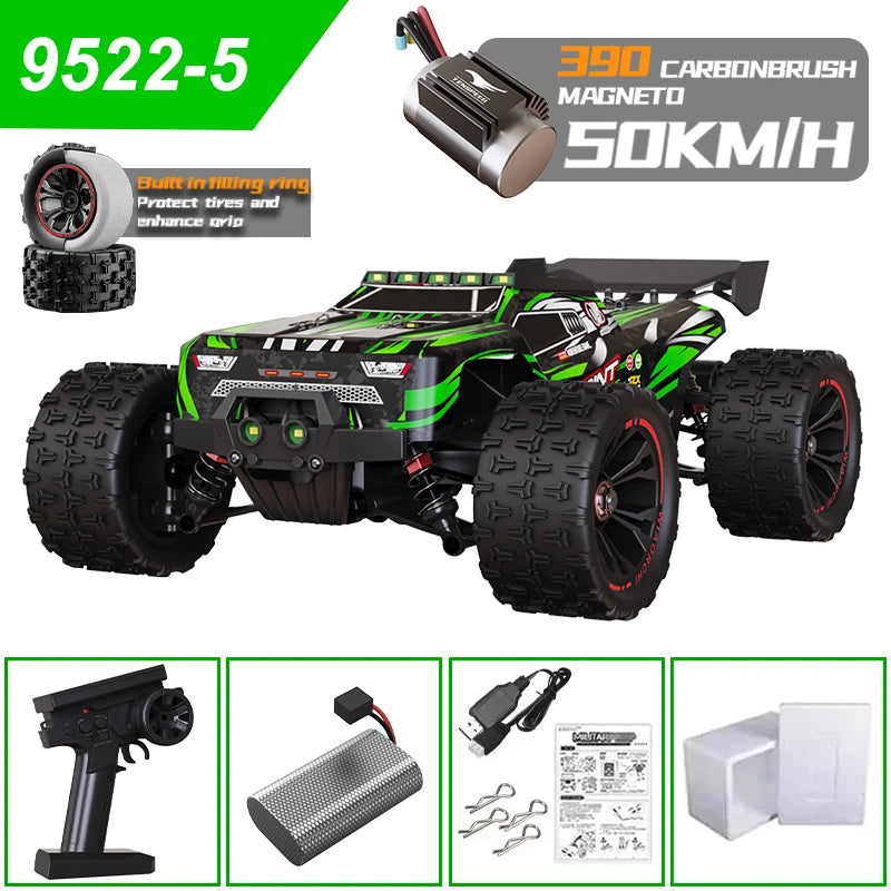 RC Car 85KM/H or 50KM/H 4WD 1:16 LED brushless remote control car High-speed drift racing car - a Christmas gift for children