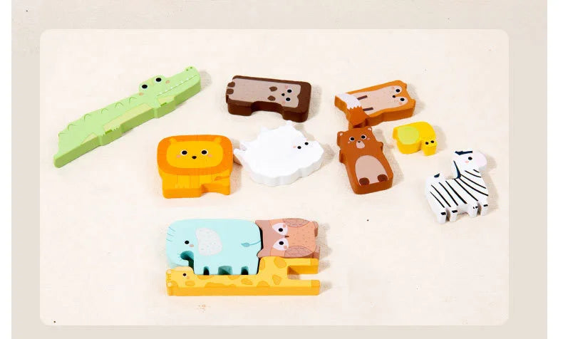 Montessori Wooden Toys Kids Busy Board Shape & Number Matching Digital Shape Educational Toys For Children Gifts