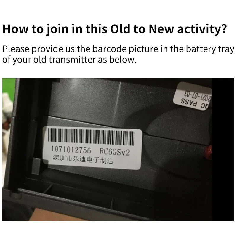 Radiolink RC8X RC Transmitter and Receiver Old to New Trade In with Radio RC4G RC4GS RC4GS V2 RC4GS V3 RC6GS RC6GS V2 RC6GS V3