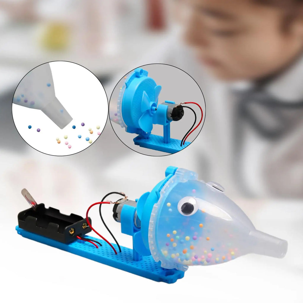DIY Vacuum Cleaner Toy Stem Toys Early Learning Assembled Physics Experiment Science Project for Boys Girls Children Gift