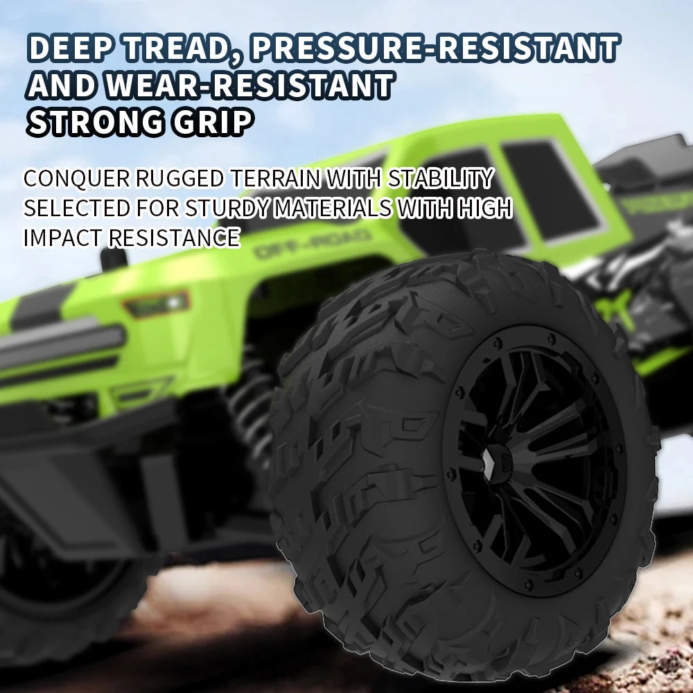 Rc Car High Speed with Light 2.4G Remote Control Racing Car Vehicle Truck 20KM/H Off-Road Climbing RC Toys for Kids Gift