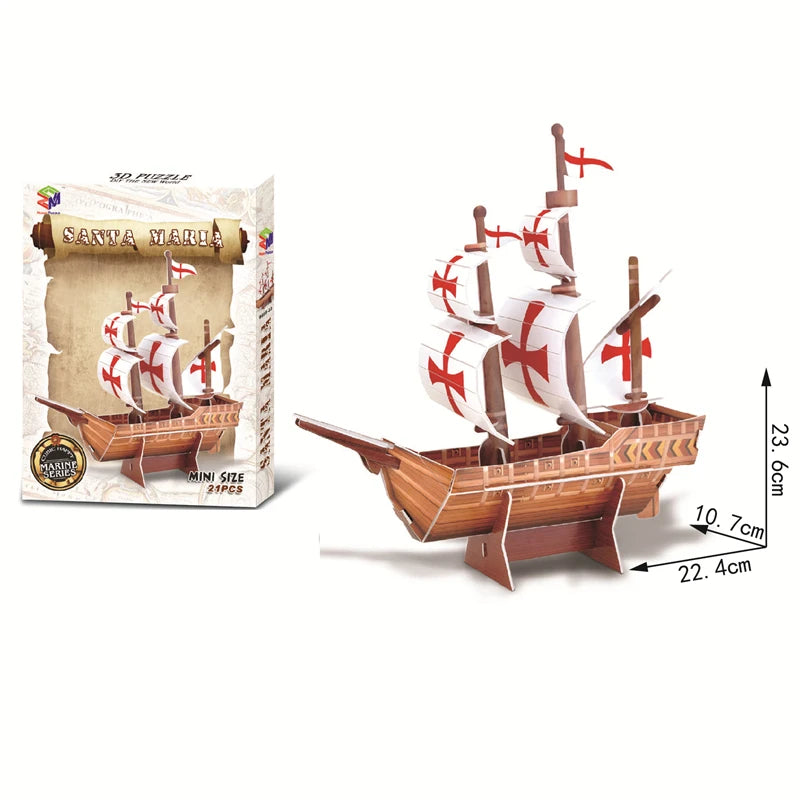 Educational Toys 3D Jigsaw Puzzles Toys Children Intellectual Development  Worlds Famous Building Construction 3D Puzzles Toy