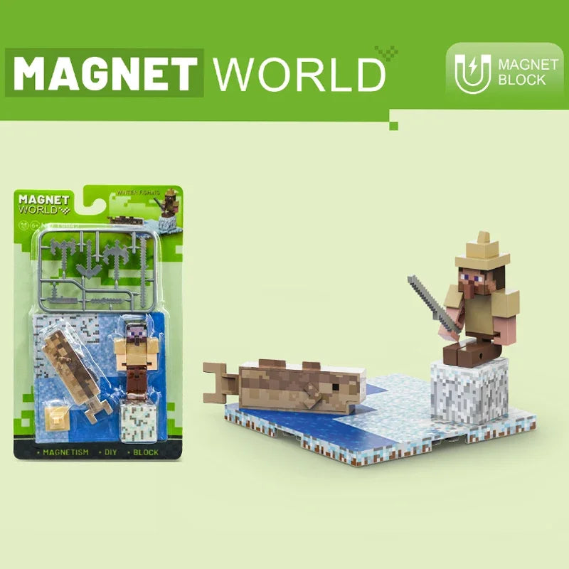 STEM Toys Magnet World Cube Building Sets Magnetic DIY Building Blocks Birthday Creative Gifts for Kids Children Sensory Toy