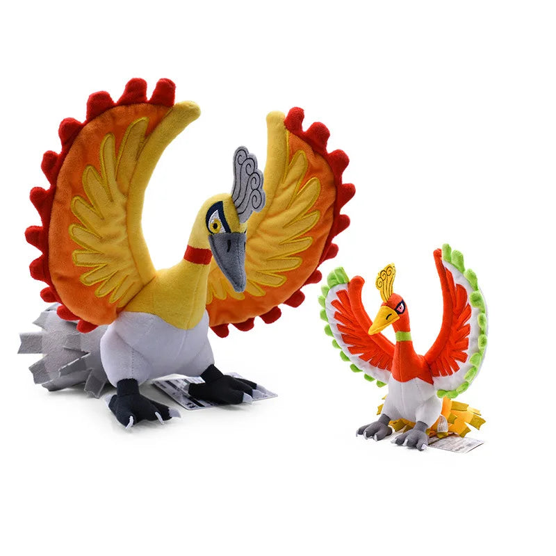 Pokemon Plush Galarian Articuno Galarian Zapdos Pidgeotto Zapdos Volcarona Shiny Ho-Oh Vivillon Moltres Soft Stuffed Toys