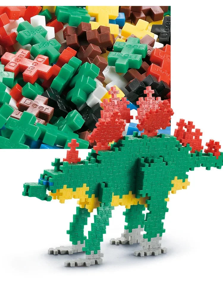 500 Pieces DIY Creative Building Blocks Bulk Plus Block Sets City Classic Bricks Assembly Educational Toys for Children