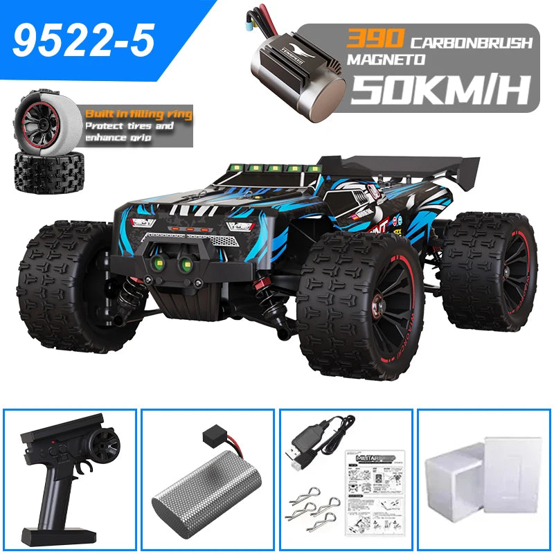 RC Car 85KM/H or 50KM/H 4WD 1:16 LED brushless remote control car High-speed drift racing car - a Christmas gift for children