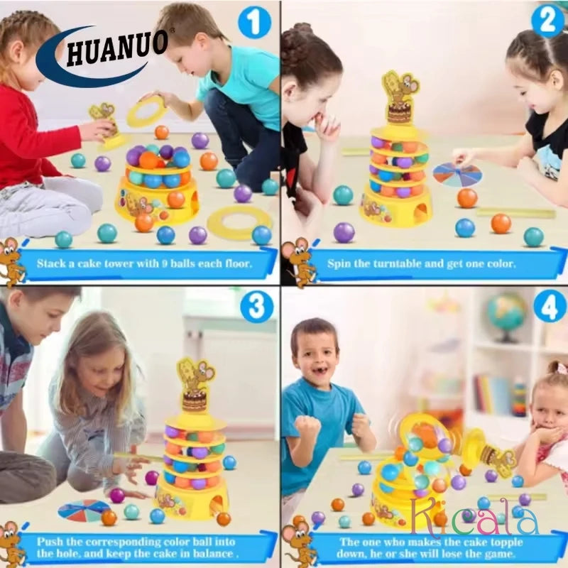 Educational Toys Memory Balance Toys Board Game Children's Set of Stacking Games Family Interactive Table Games Toy