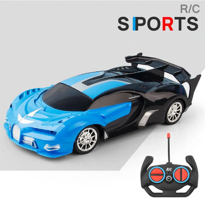 RC Car 2.4G 4CH Remote Control 1:18 With Led Light Sports Cars High Speed Radio Drift Vehicle Racing Boys Girls Toy For Children