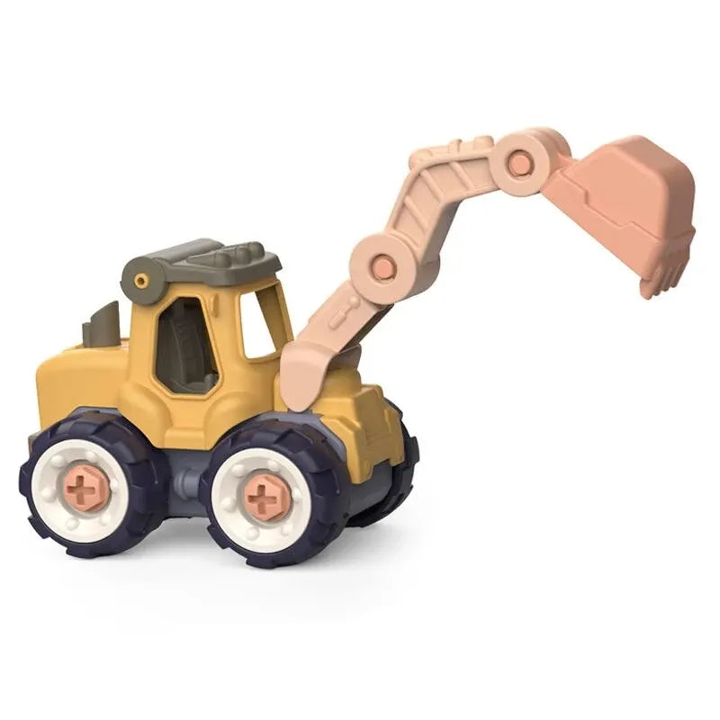 STEM Construction Kit for Kids 5-12 DIY Excavator Engineering Toys with Tools, Educational Building Gift (Screwdriver Included)