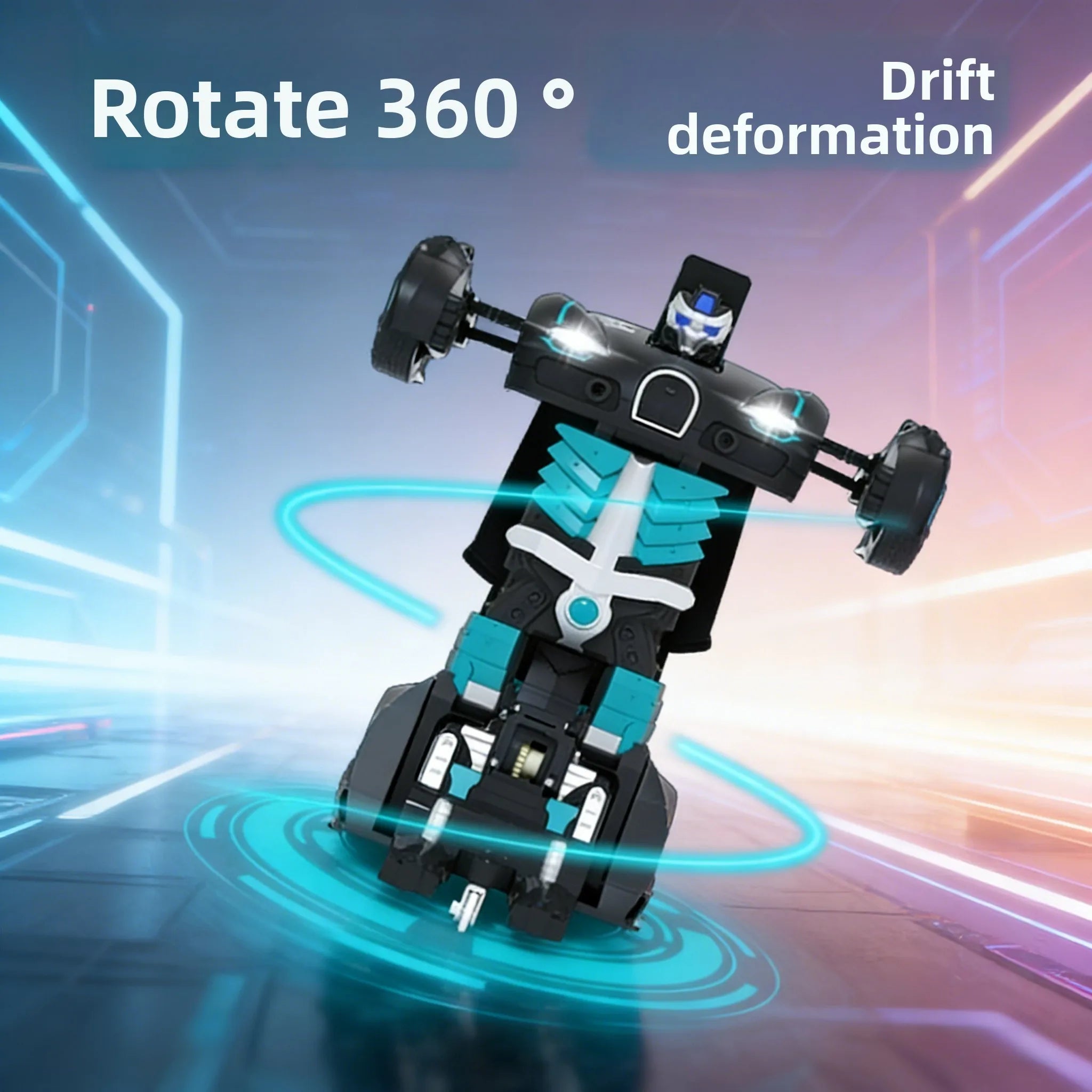 Transform Storm RC Car – Electric Rechargeable Robot | Unisex Toy for Ages 3-6 & 8+