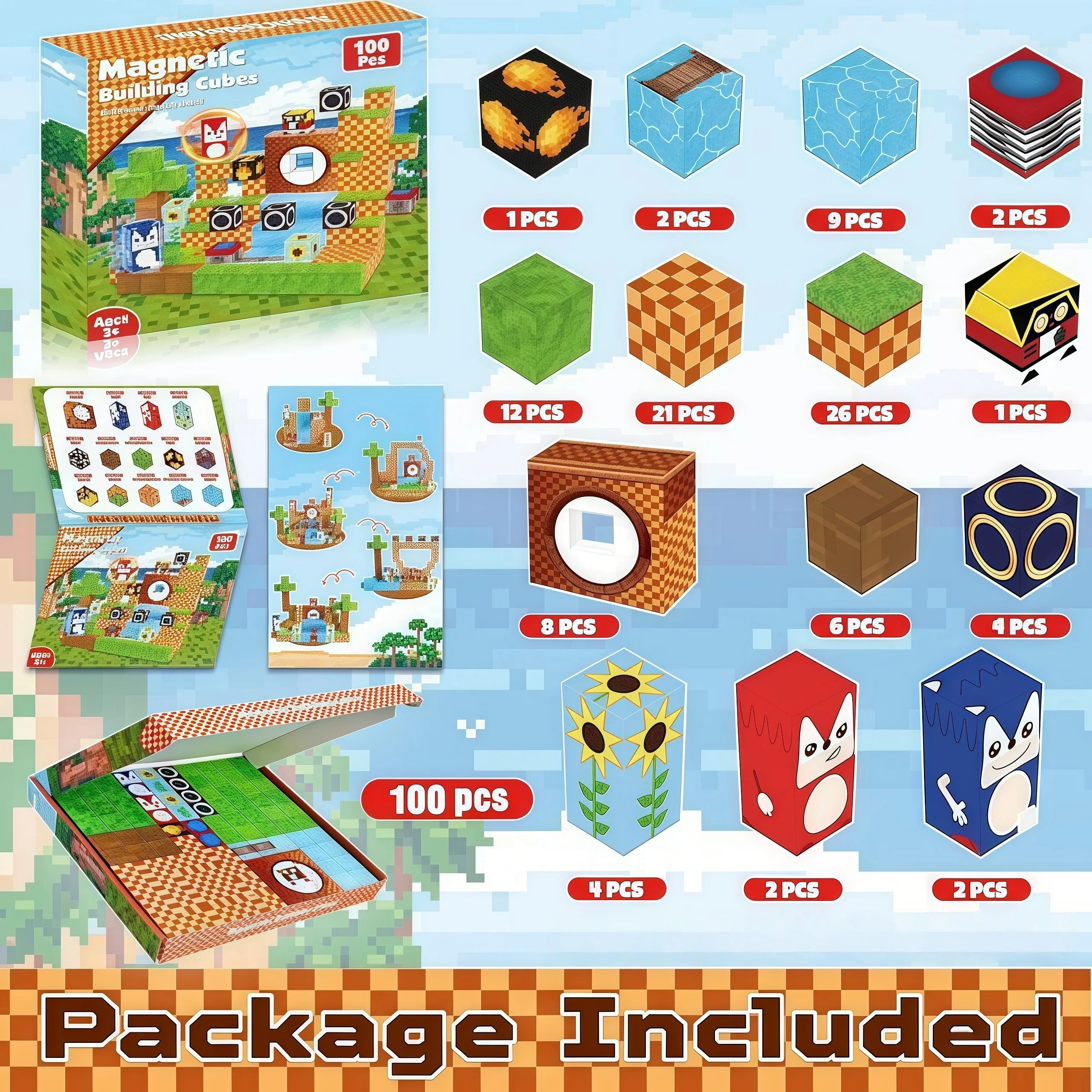 STEM sensory toys, creative Adventure and games puzzle educational assembly models, birthday gift toy Back To School Gifts