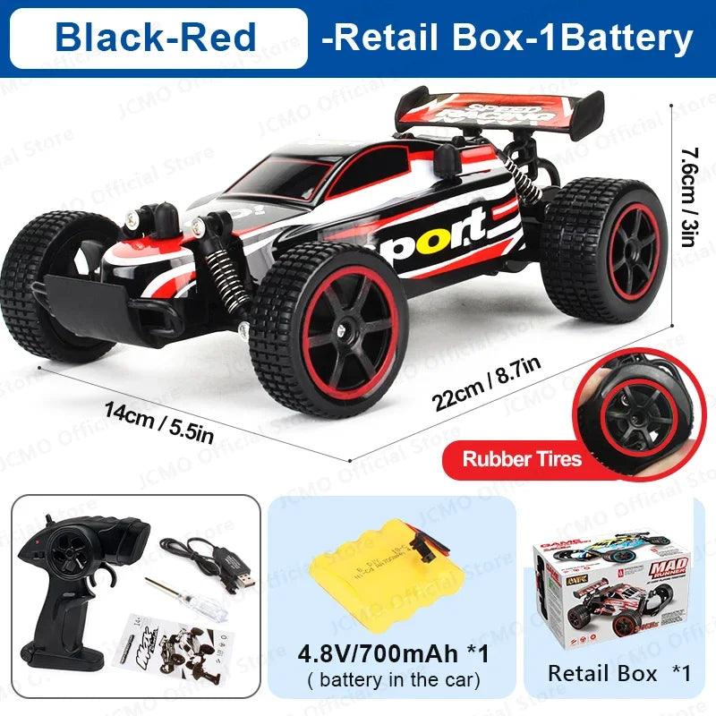 1:20 RC Car 20km/h High Speed Car Radio Controled Machine  Remote Control Car Toys For Children Kids XMAS Gifts RC Drift
