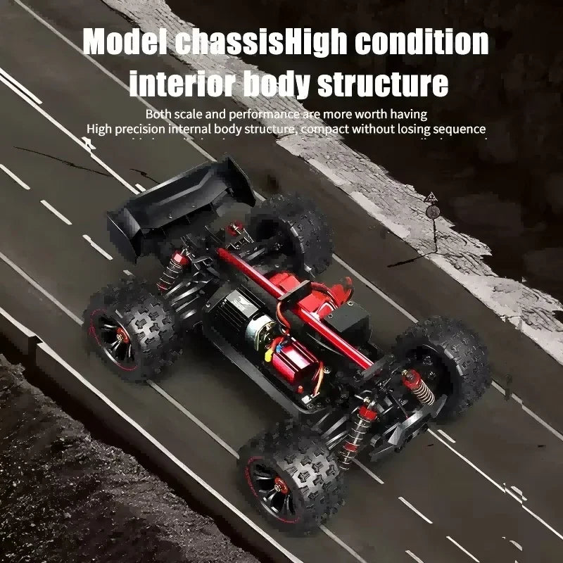 RC Car 85KM/H or 50KM/H 4WD 1:16 LED brushless remote control car High-speed drift racing car - a Christmas gift for children