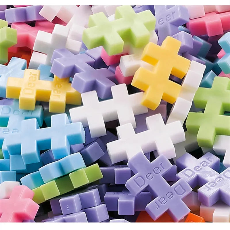 500 Pieces DIY Creative Building Blocks Bulk Plus Block Sets City Classic Bricks Assembly Educational Toys for Children