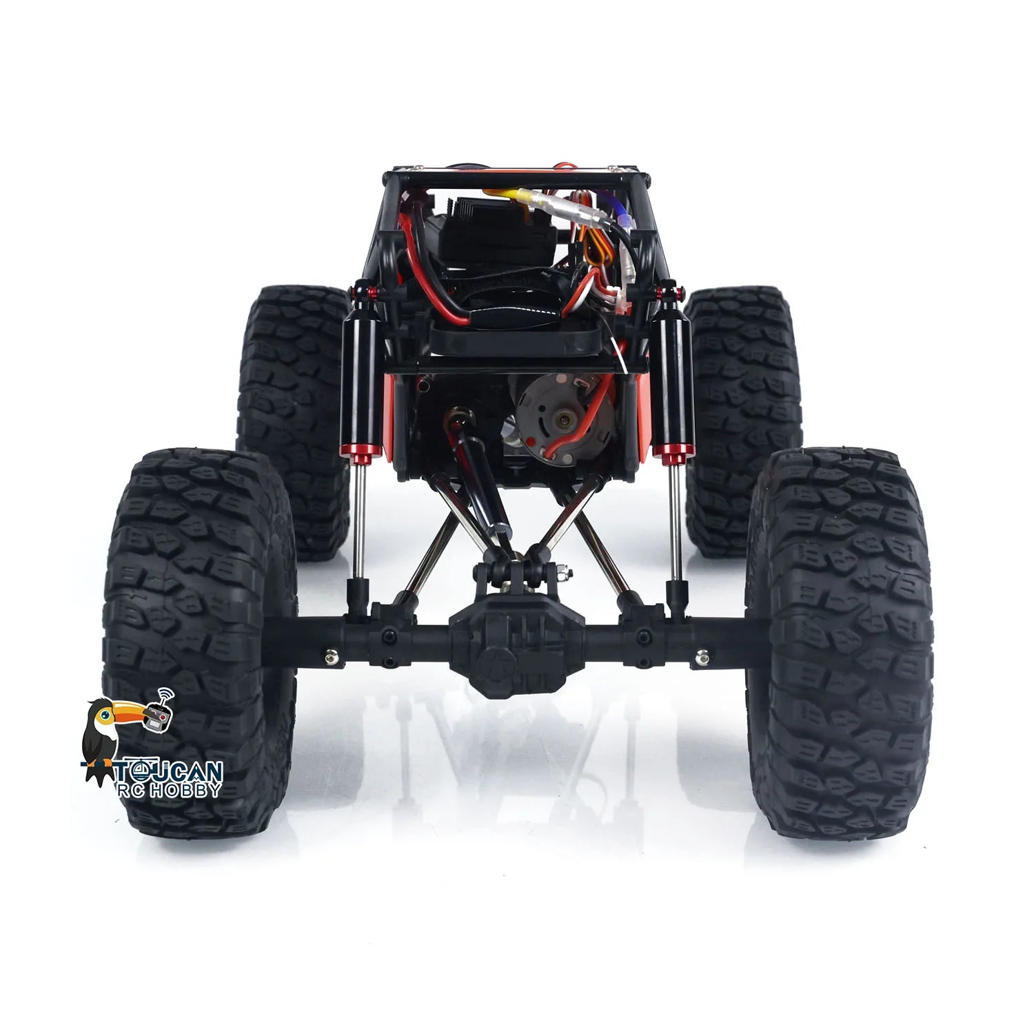 RTR Toys 1/10 Scale RC Off-road Car 4*4 Radio Control Ready to Run Rock Crawler Electric Painted Finished Truck for Gift TH24039