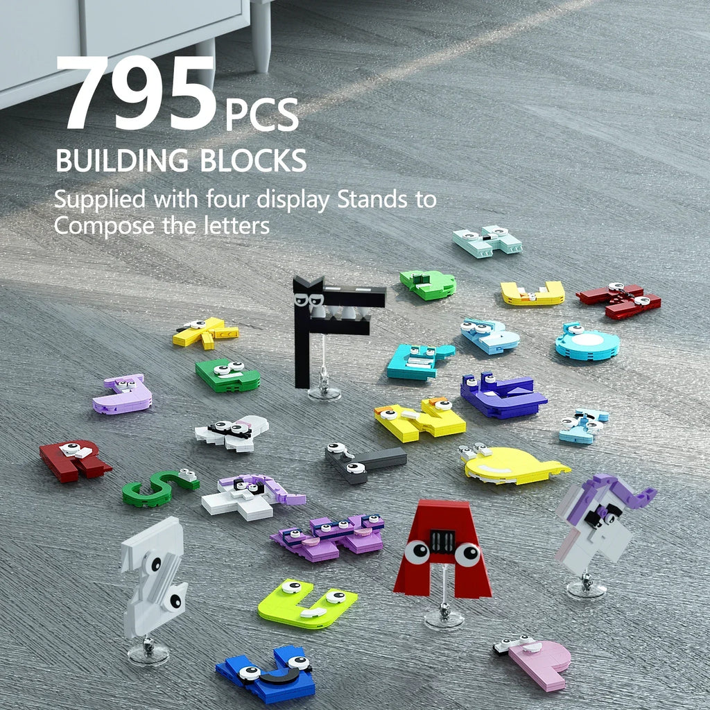 No.1-10 Building Block Set 257 Pieces Creative Math Number Building Blocks Fun Early Education Learning Children's Toy Gift