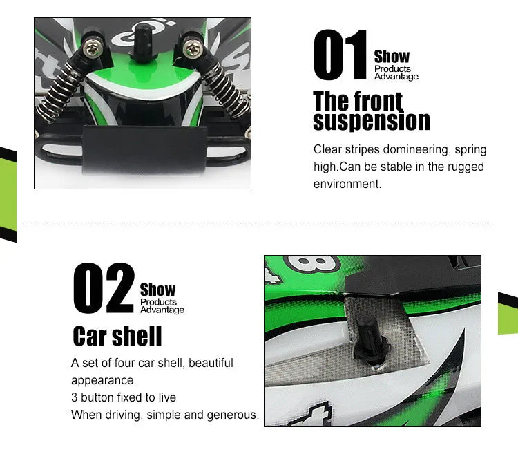 1:20 RC Car 20km/h High Speed Car Radio Controled Machine  Remote Control Car Toys For Children Kids XMAS Gifts RC Drift