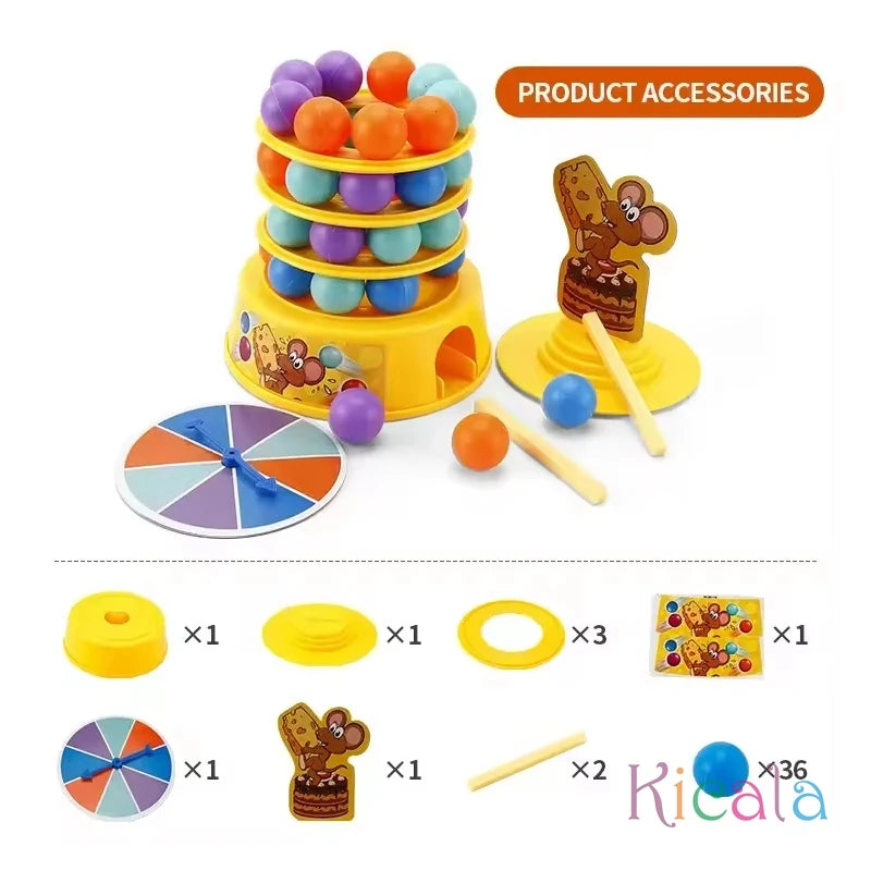 Educational Toys Memory Balance Toys Board Game Children's Set of Stacking Games Family Interactive Table Games Toy
