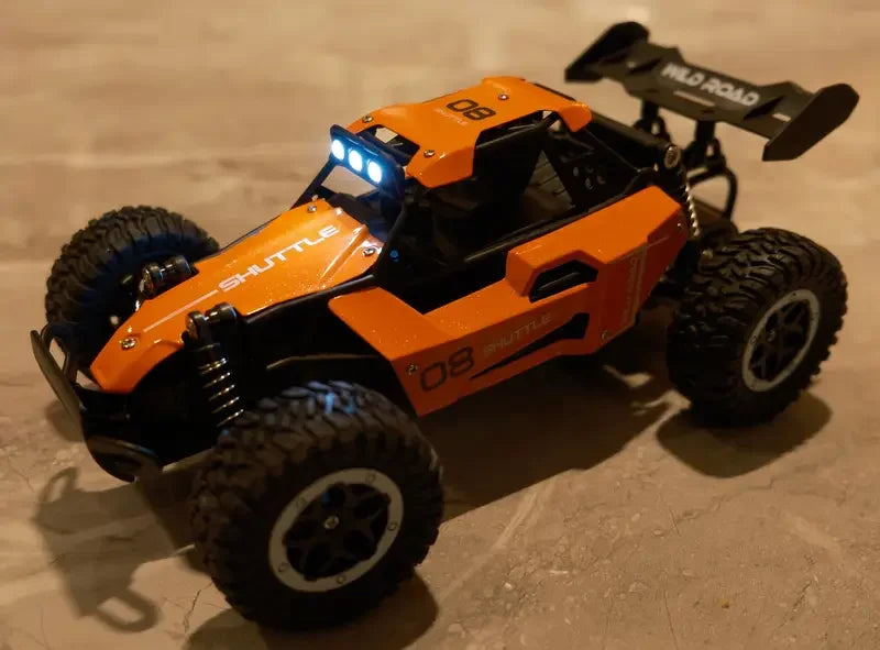 Rc Cars 1:16 2WD Off-Road RC Truck All Terrain 2.4G Electric RC Car High Speed 20KM/H Remote Control Car with LED Lights Kid Toy