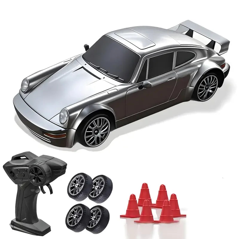 RC Cars 4WD 1:24 20KM/H Full Proportional High RC Drift Car Speed RC Car with LED Lights and Drifting Tires Racing Sport Toy Car