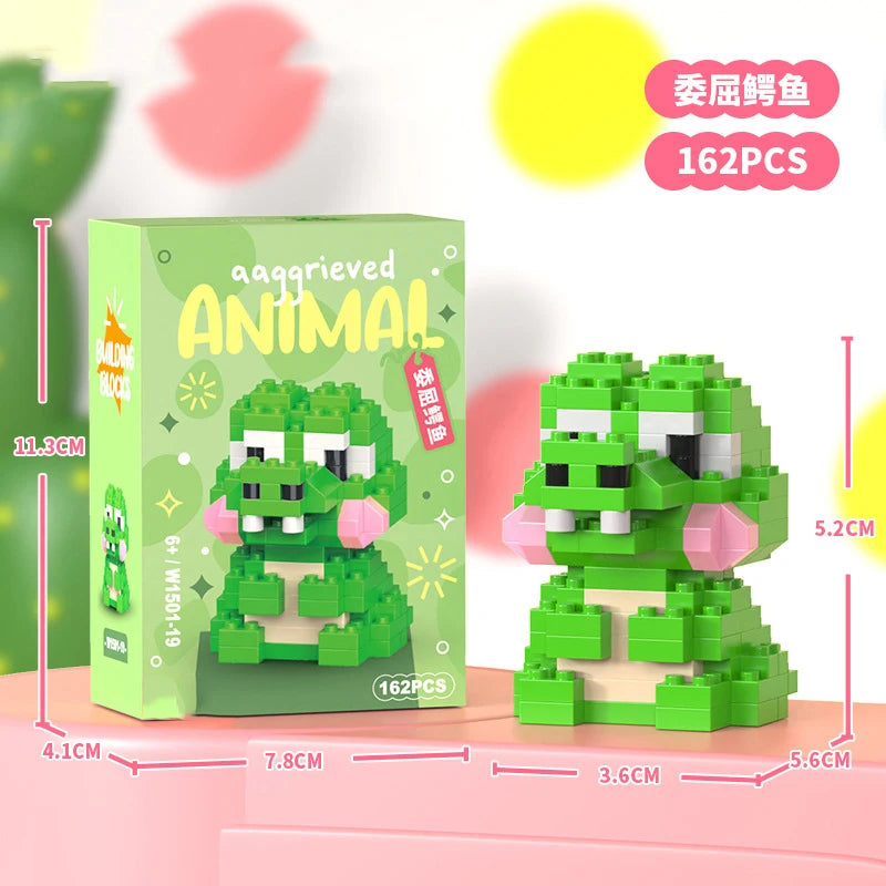 Animals Bricks Construction Set Micro Building Blocks Children Toy Adult Particle Building Block Mini Toys Decoration Home Gifts