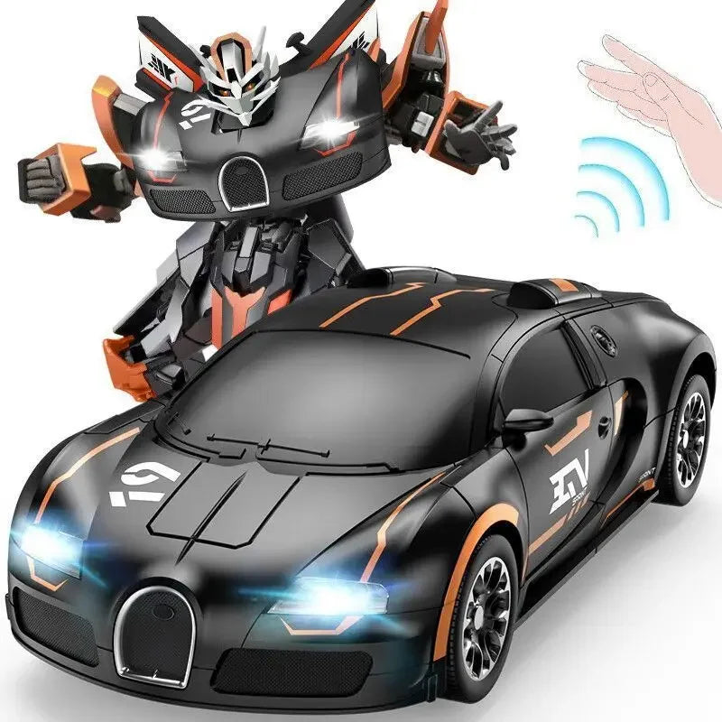Transform Storm RC Car – Electric Rechargeable Robot | Unisex Toy for Ages 3-6 & 8+