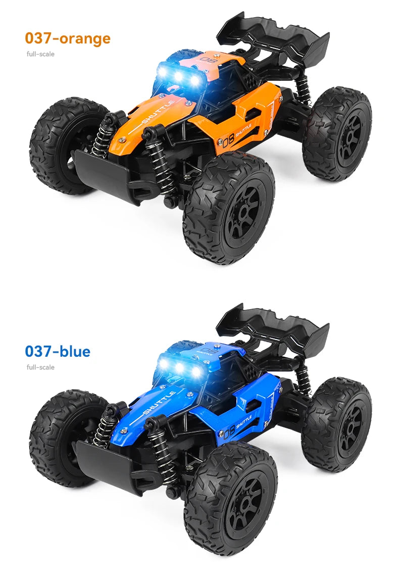 RC Rock Crawler 1:32 Scale Alloy Off-Road Vehicle With LED Light Brushles 2.4G Remote Control High Speed Climbing Drift Mini Car