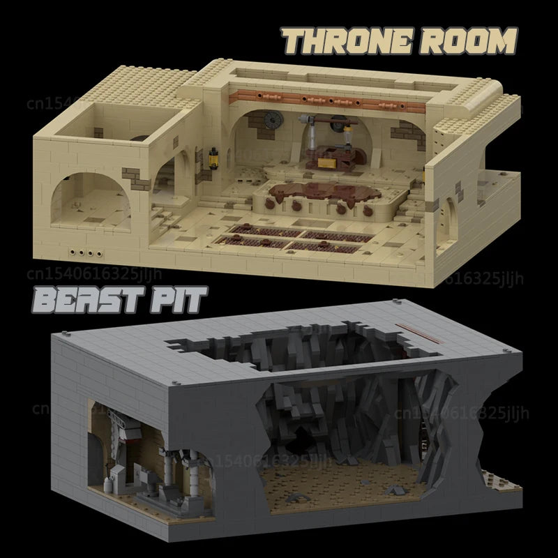UCS Movie Scene Beast Moc Building Blocks Pit Model Room Set Technology Bricks DIY Assembly Collection Display Toys Xmas Gifts