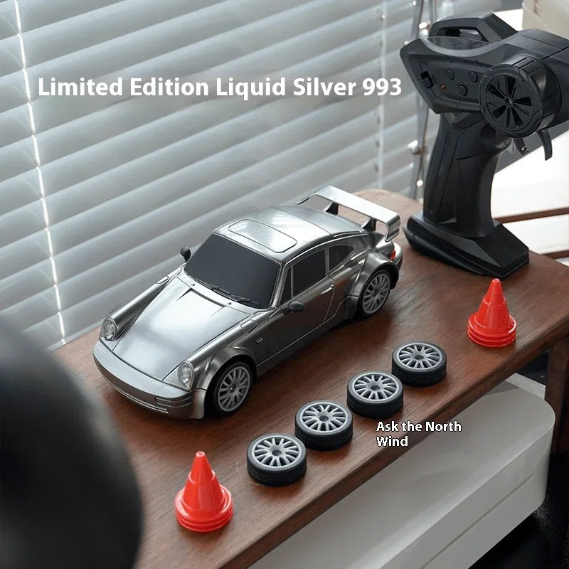 RC Cars 4WD 1:24 20KM/H Full Proportional High RC Drift Car Speed RC Car with LED Lights and Drifting Tires Racing Sport Toy Car