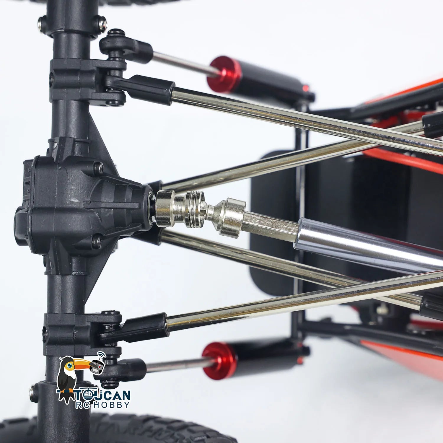 RTR Toys 1/10 Scale RC Off-road Car 4*4 Radio Control Ready to Run Rock Crawler Electric Painted Finished Truck for Gift TH24039