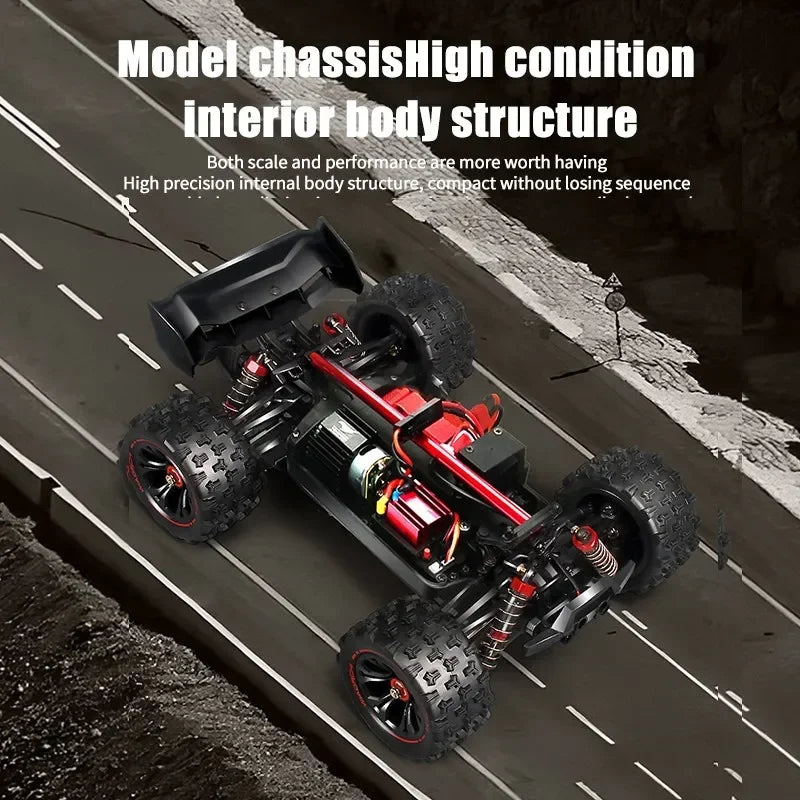 RC Car 1:16 85km/h or 50km/h Four-wheel Drive with LED Remote Control Car High Speed Drifting Monster 4x4 Truck Kids Wltoys Toys