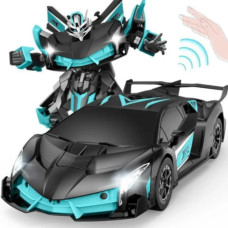 Transform Storm RC Car – Electric Rechargeable Robot | Unisex Toy for Ages 3-6 & 8+