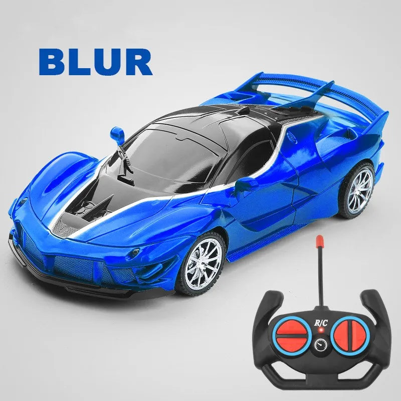 RC Car 2.4G 4CH Remote Control 1:18 With Led Light Sports Cars High Speed Radio Drift Vehicle Racing Boys Girls Toy For Children