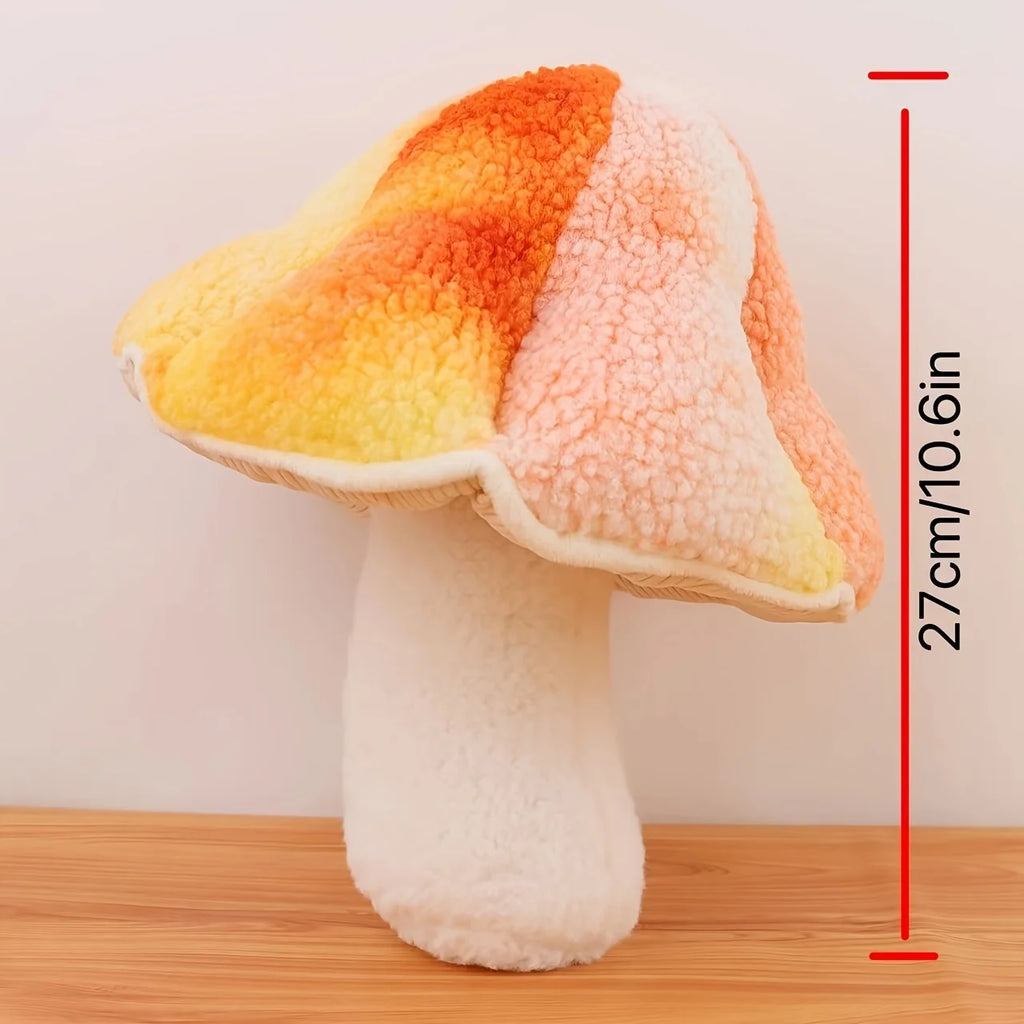Plush Mushroom Pillow Creative and Washable Toy Cushion for Kids & Adults Simulation Mushuroom Plush Toy Birthday Gifts for Kids