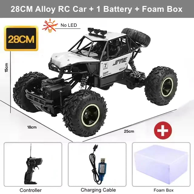 RC Off road Truck 1:12/16 4WD RTR Durable Beginner All Terrain RC Cars High Speed 20Km/h Remote Control Monster Truck Gifts Toys