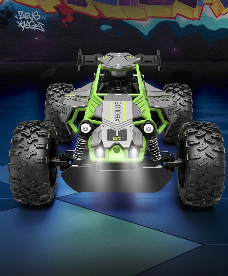 RC Small High-Speed Car,2.4GHz Four-Wheel Drive,Cool Lighting Included,Supports Multiplayer Gaming
