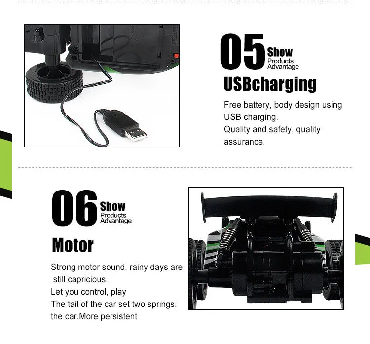 1:20 RC Car 20km/h High Speed Car Radio Controled Machine  Remote Control Car Toys For Children Kids XMAS Gifts RC Drift