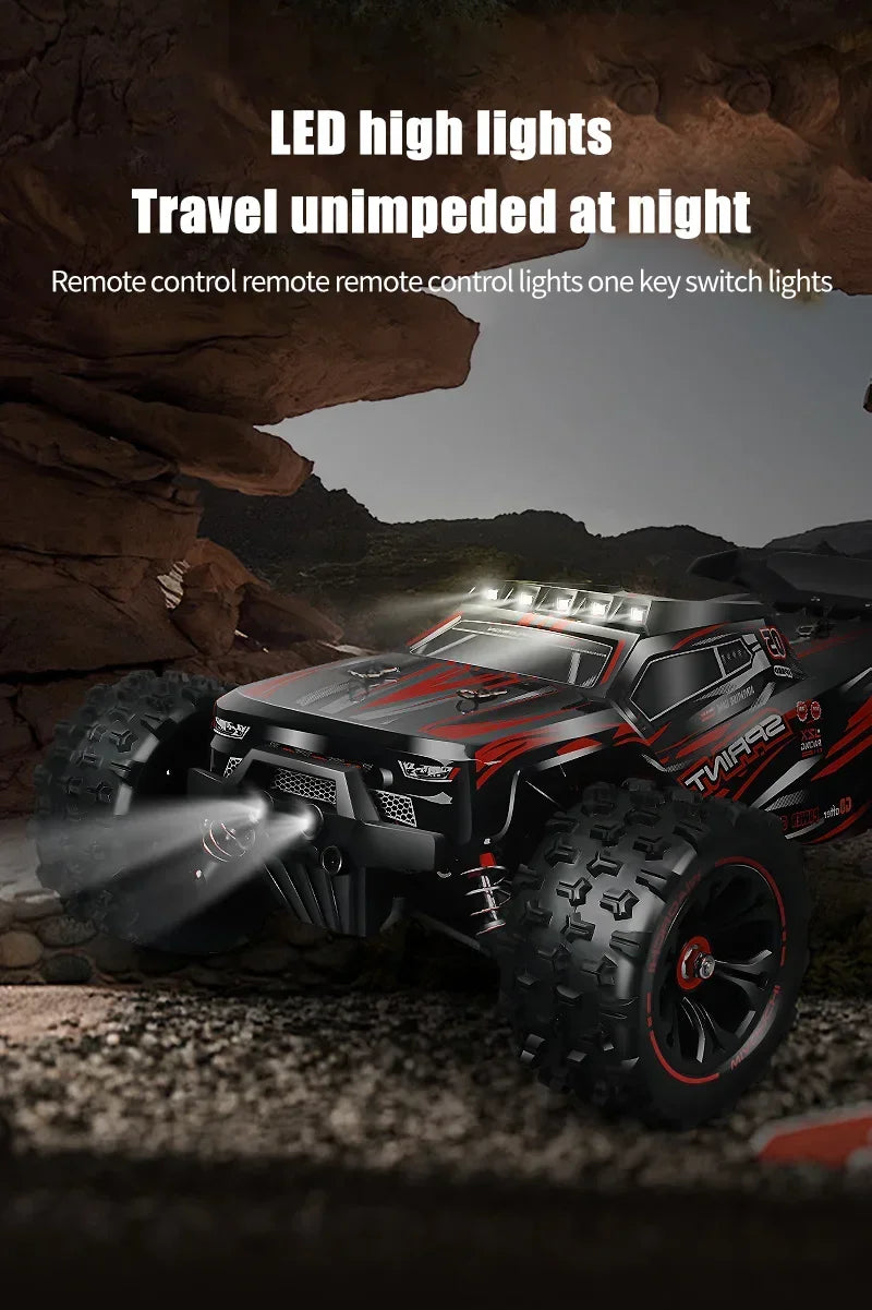 RC Car 85KM/H or 50KM/H 4WD 1:16 LED brushless remote control car High-speed drift racing car - a Christmas gift for children