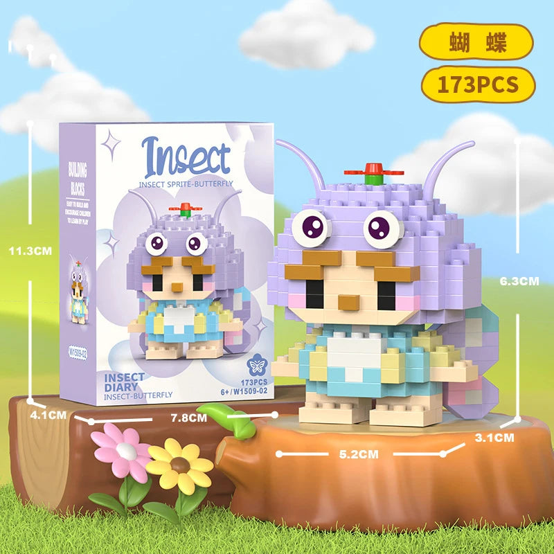 Animals Bricks Construction Set Micro Building Blocks Children Toy Adult Particle Building Block Mini Toys Decoration Home Gifts