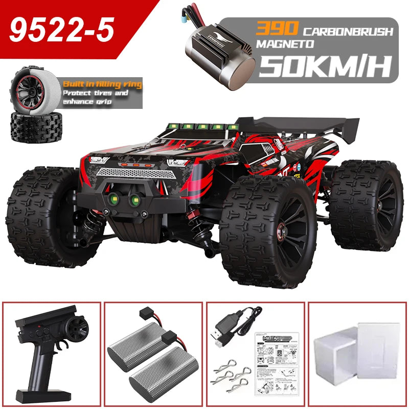 RC Car 85KM/H or 50KM/H 4WD 1:16 LED brushless remote control car High-speed drift racing car - a Christmas gift for children